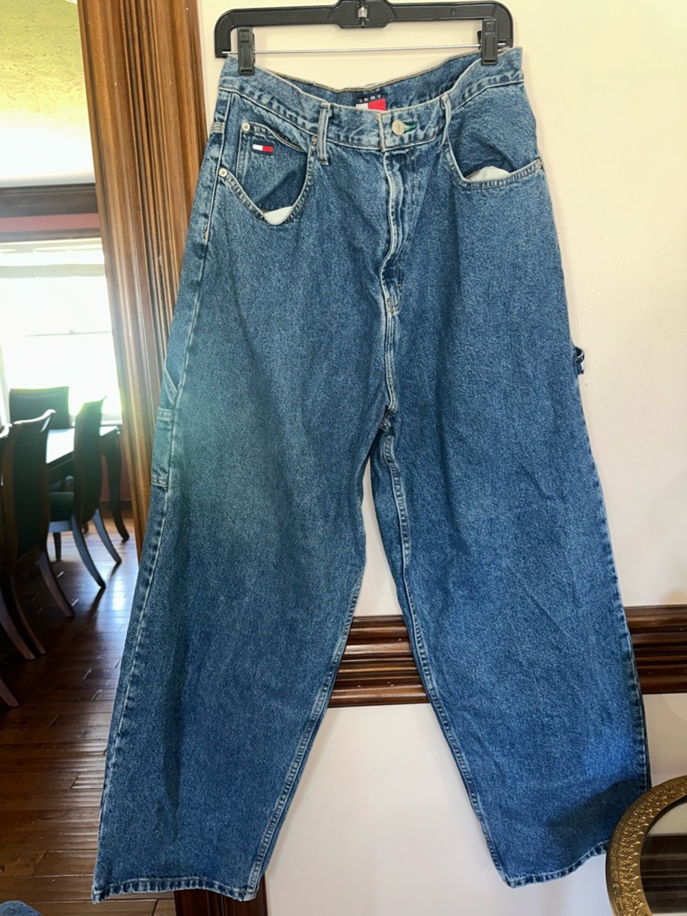 Vintage Tommy Hilfiger Blue Relaxed Fit Carpenter Jeans